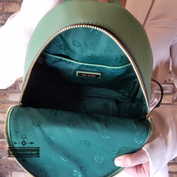 Patina Thea Mini Backpack Tory Burch Green TB NWT - Picture 9 of 10
